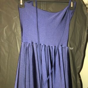 American Apparel Blue figure Skater Dress